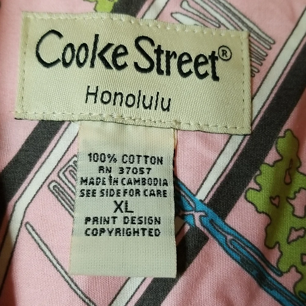 Men's Cooke Street *rare print* Hawaiian shirt - Picture 5 of 5